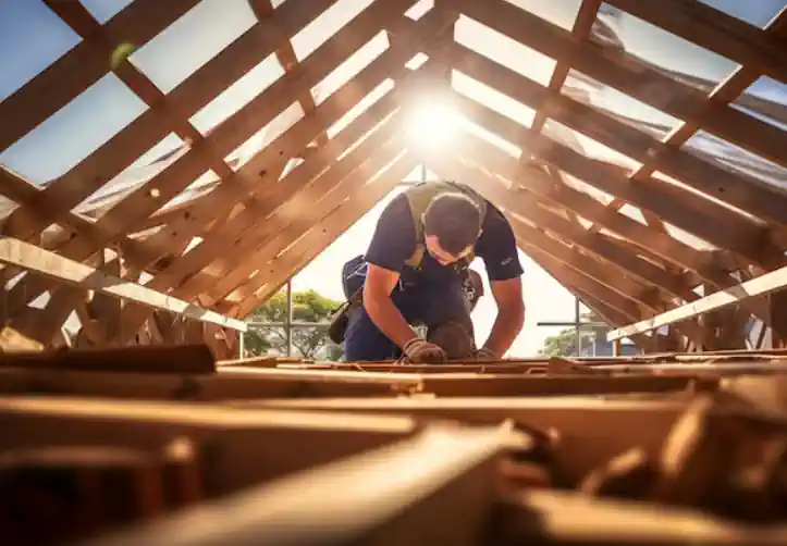 Roofing workers in Singapore